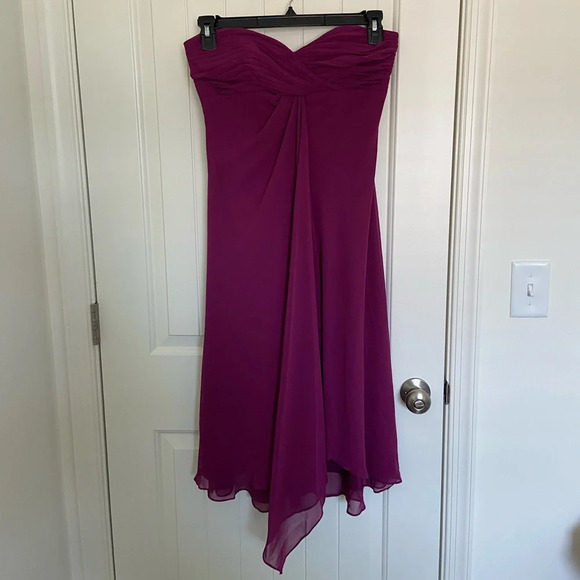 David's Bridal Dresses & Skirts - EUC | David’s Bridal women’s strapless midi dress — size 6